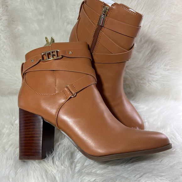 Tommy Hilfiger Women’s Ankle Boots Size 9 Brown - Picture 4 of 11